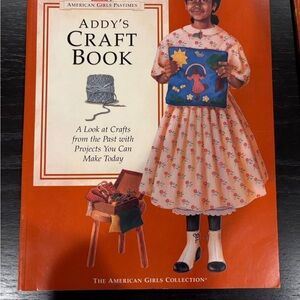 American Girl Addy's Craft Book with Orange Cover